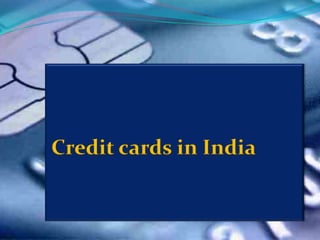 Credit cards in India 