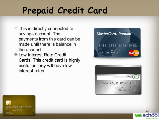 Credit cards and stock market operation