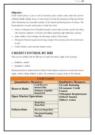 Credit control | DOCX