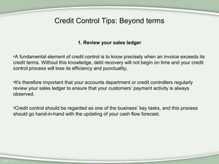 Credit Control Tips | PPT