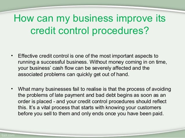 credit control