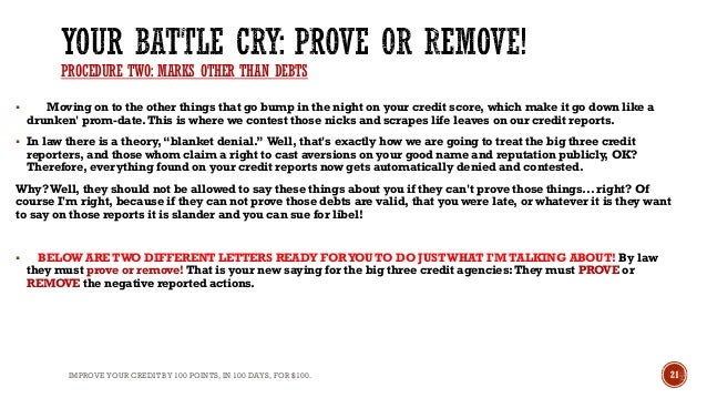 CREDIT REPAIR COURSE