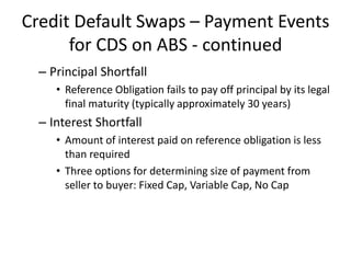 Credit Swaps Comprehensive Overview of Credit Default Swaps: Definitions, Types ...