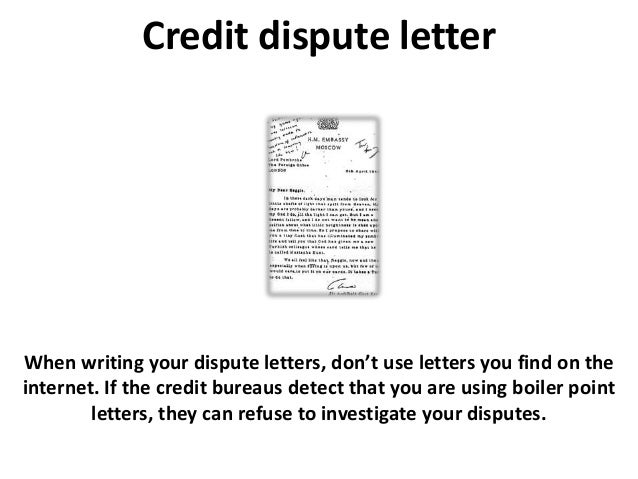 disputing credit