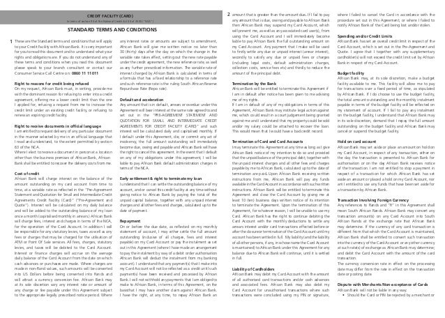 BANK TERMS AND CONDITIONS PDF BANK TERMS AND CONDITIONS PDF