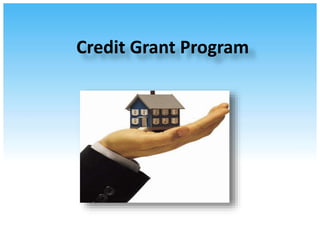 Credit Grant Program 
 
