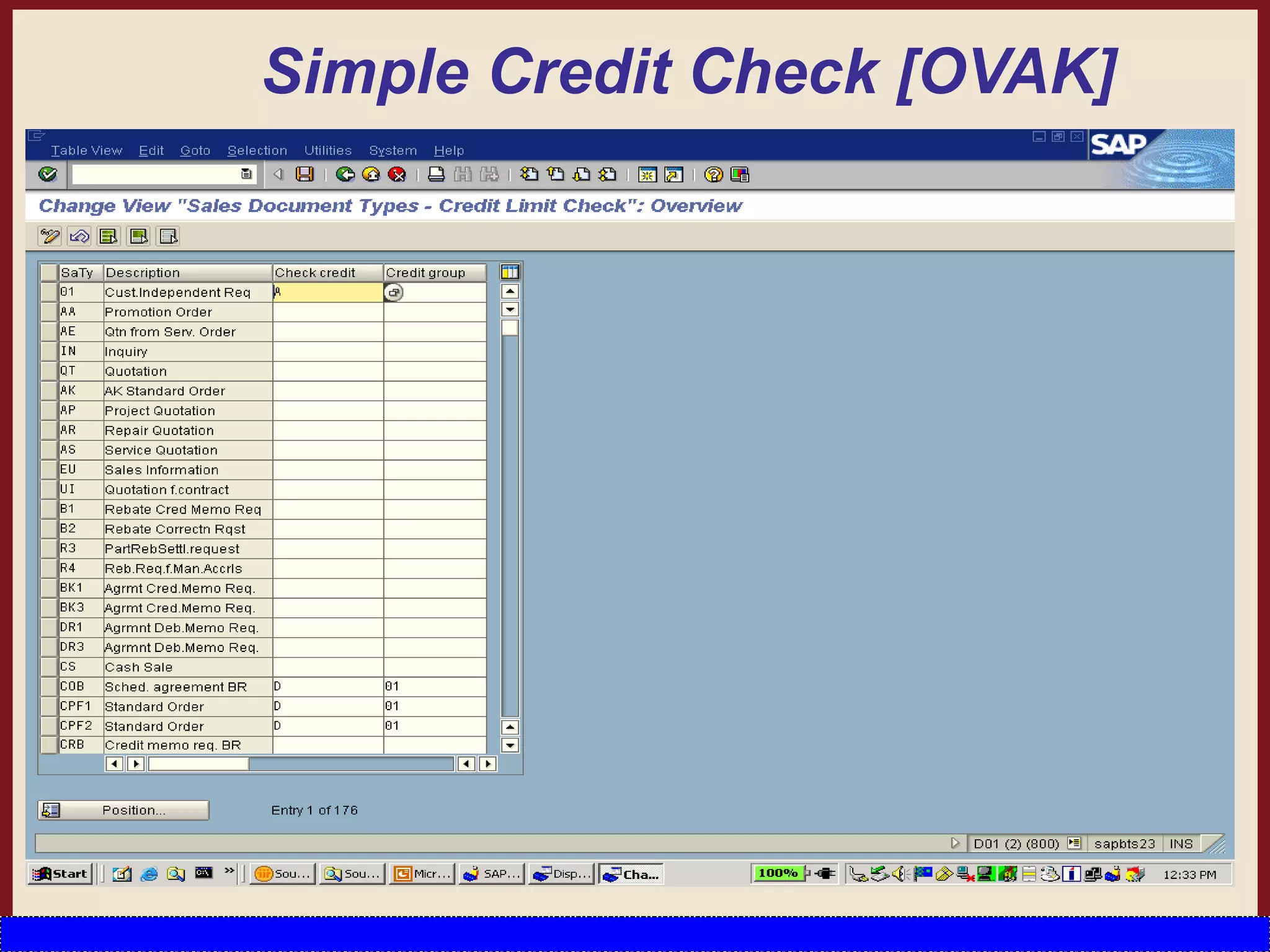 Simple Credit Check [OVAK]
 