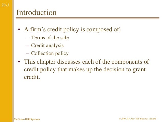 thesis on credit management