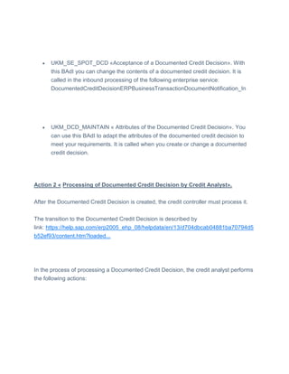 Credit management (Documented Credit Decision.docx