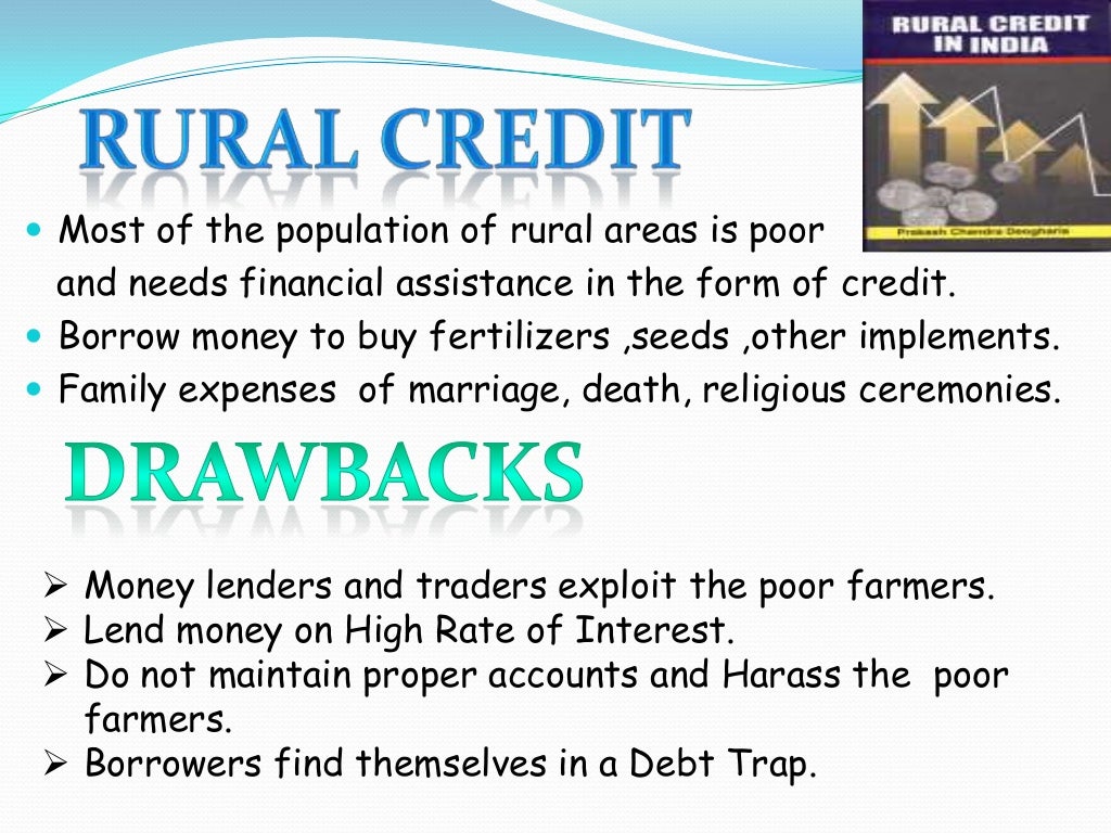Rural Credit & Marketing (INDIA)