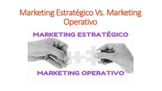 Marketing Estratégico Vs. Marketing
Operativo
 