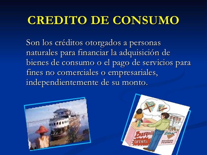 creditos de consumo para independientes