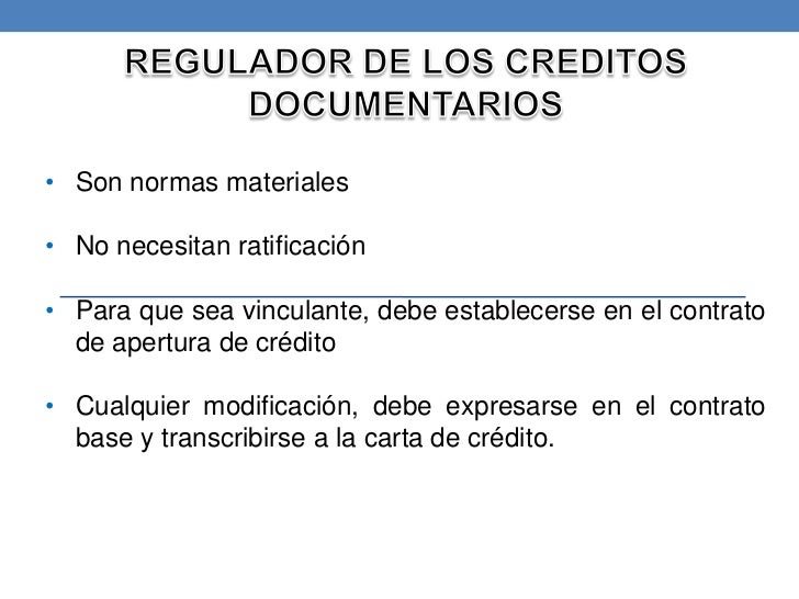 Credito documentario (2)