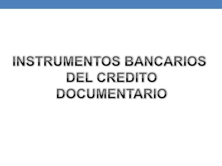 Credito documentario (2)