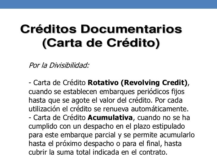 Credito documentario (2)