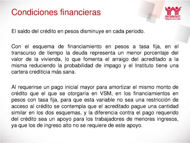 Tasa Fija O En Pesos Infonavit - citibank uruguay prestamos personales
