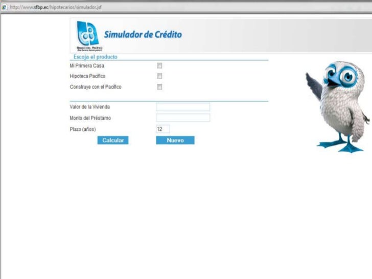 Simulador prestamo hipotecario banco pichincha creditocanroll