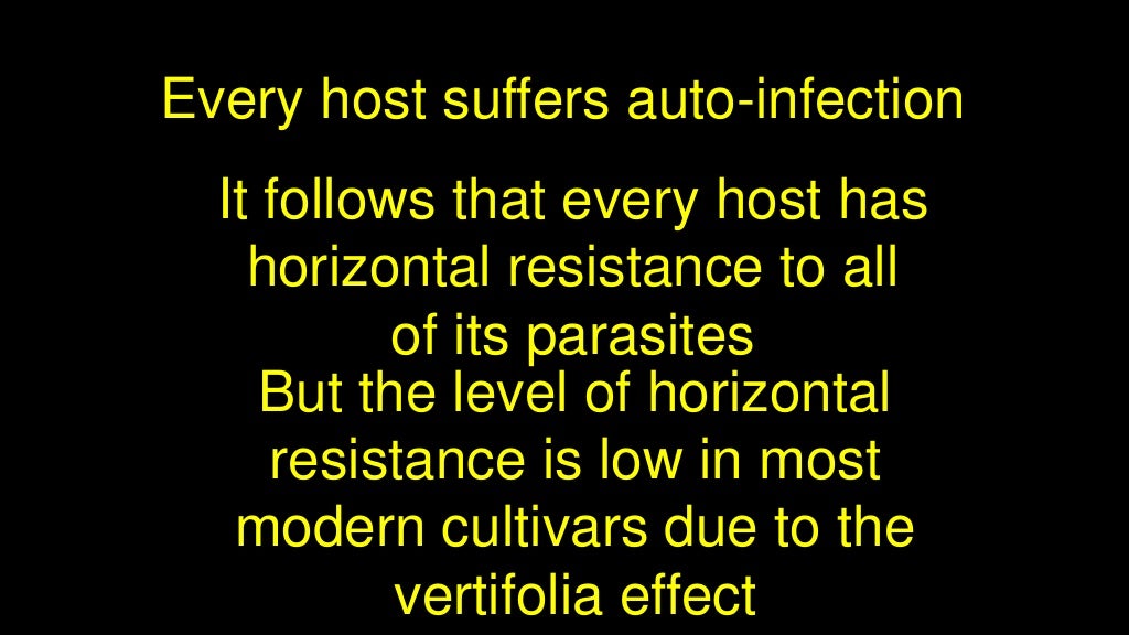 role of horizontal and vertical resistance in plant pathology