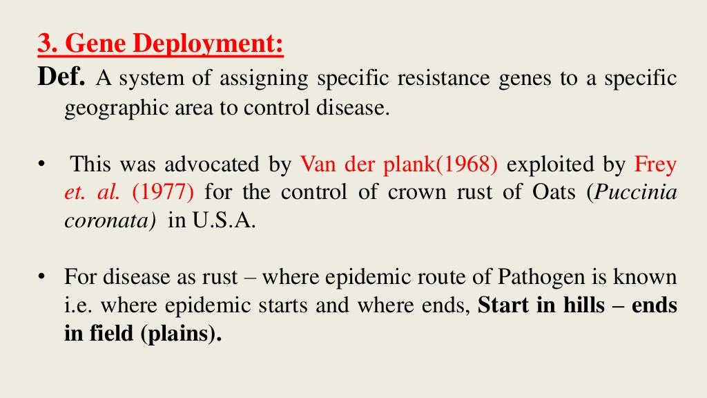 role of horizontal and vertical resistance in plant pathology