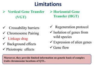 Alien introgression in Crop Improvement-New insights | PPTX