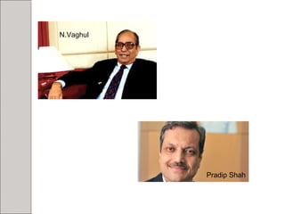 N.Vaghul 
Pradip Shah 
 