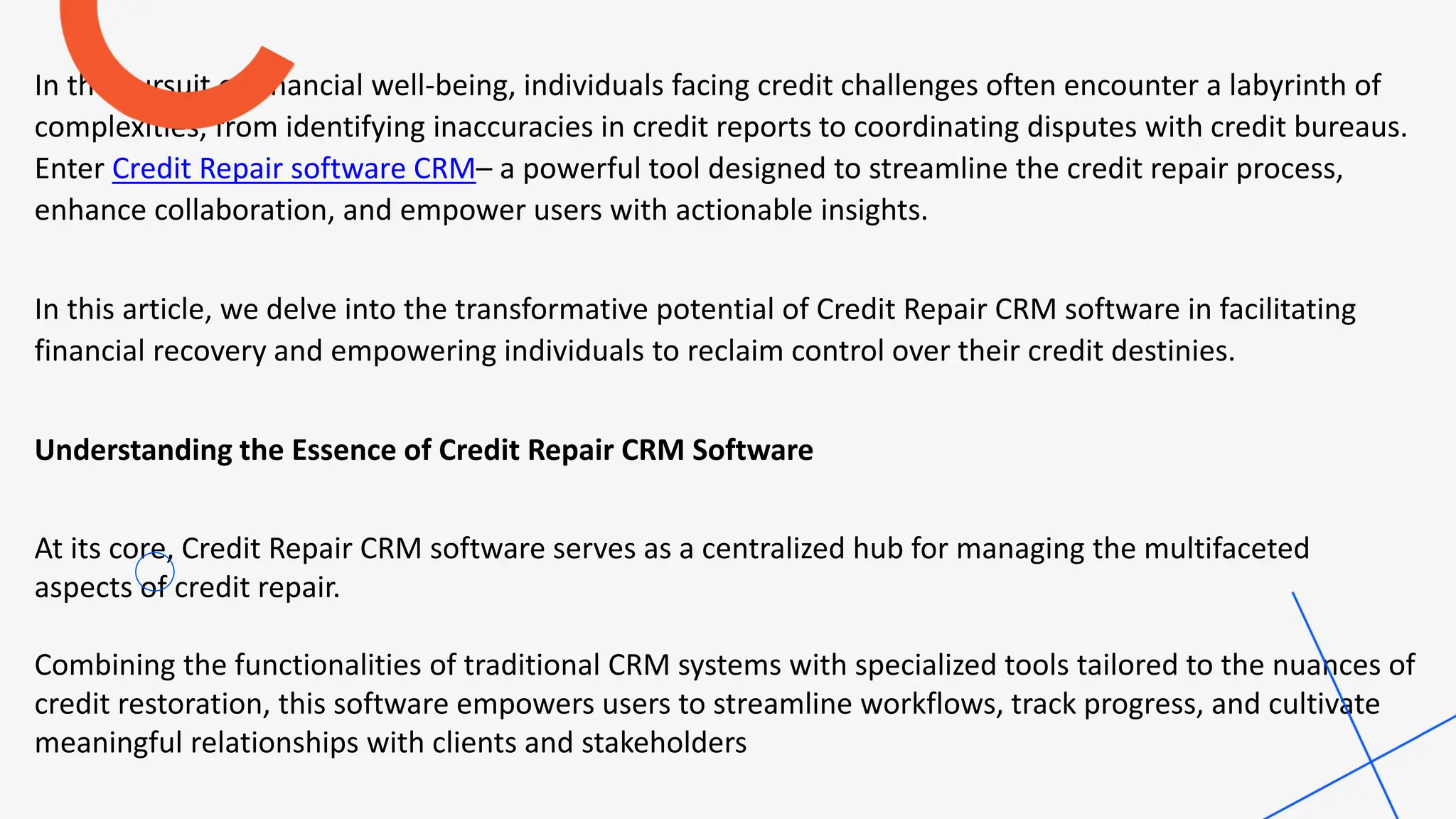 Curated visual reference: Picture Idea: Credit Repair Software Crm Best In Town