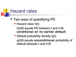 Pd Rating Credit risk | PPT