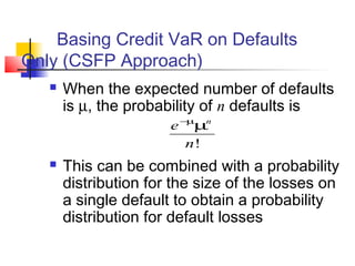 Var Credit Risk Credit risk | PPT