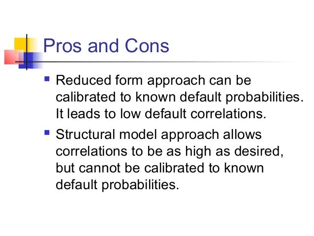credit risk structural vs reduced form