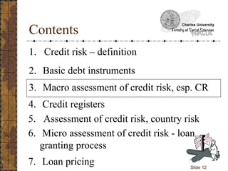 Credit risk (3) | PPT