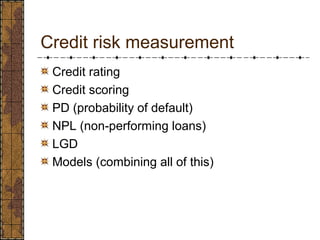 Credit risk (3) | PPT