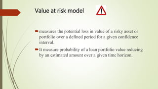 Credit risk analysis of commercial banks of india | PPTX