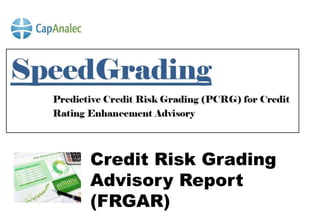 Credit Risk Grading
Advisory Report
(FRGAR)
 