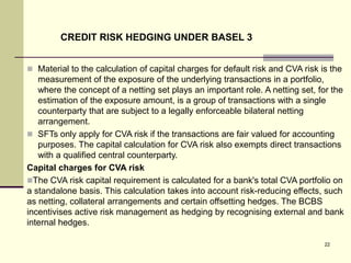 Credit Risk Hedging Under Basel 2 & 3