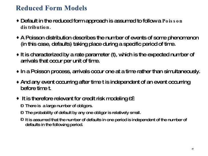 credit risk modelling primer form modelling