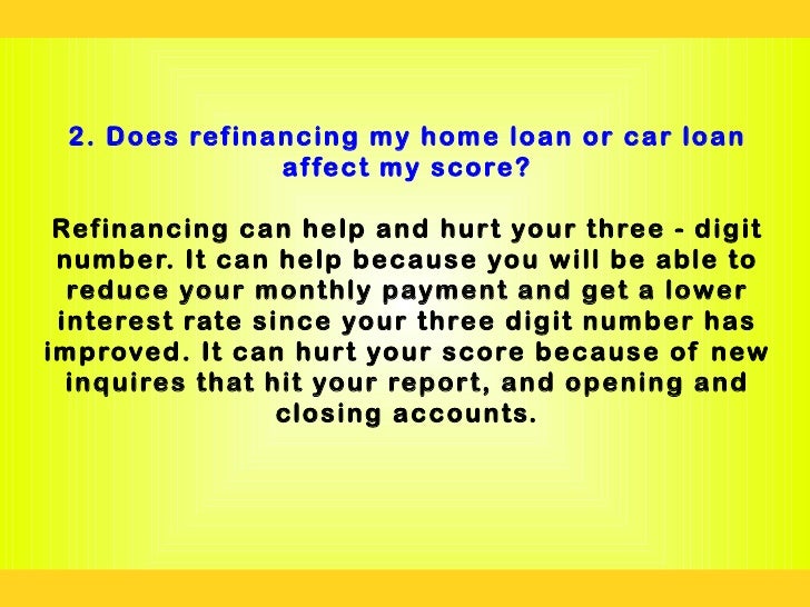 Does Refinancing A Car Loan Hurt Your Credit Does Refinancing A Car Loan Hurt Your Credit