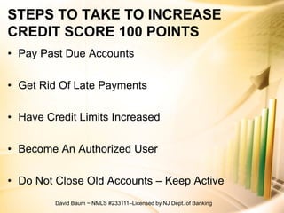 Raise Your Credit Score 100 Points in Forty-Five Days - Caliber Home ...