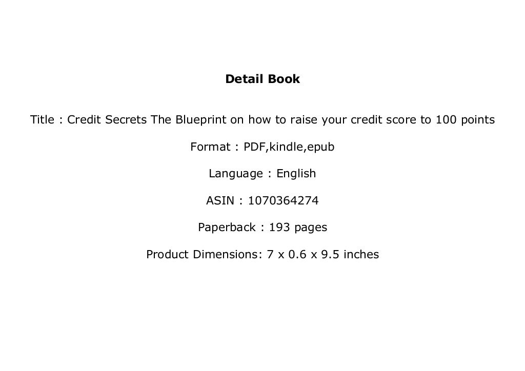 book credit secrets book credit secrets