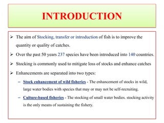 Stocking Strategy Examples stock enhancement strategies | PPTX