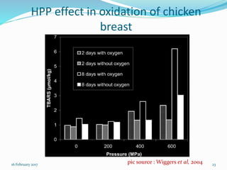 High Pressure Processing for Preservation of Meat | PPTX