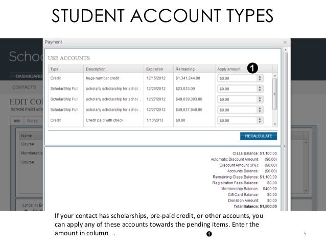 credits gift certificates scholarships