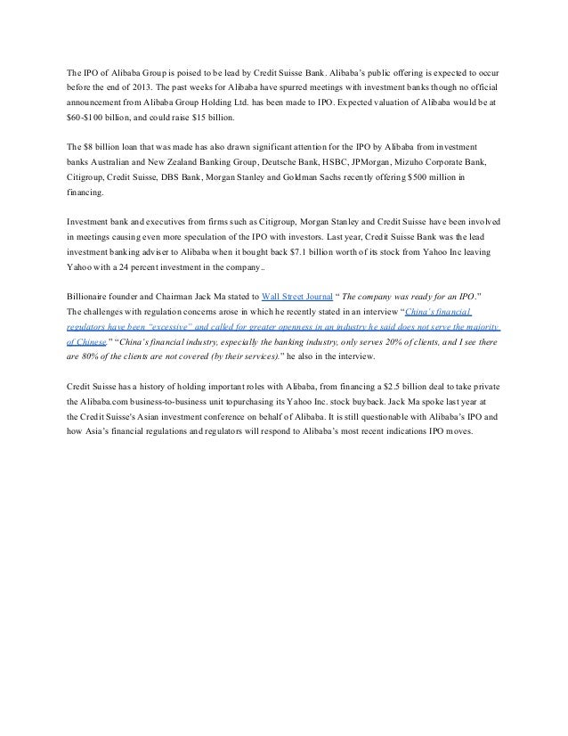 Tech ipo credit suisse