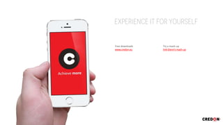 Try a mash-up
link Glenn’s mash-up
Free downloads
www.credon.eu
 