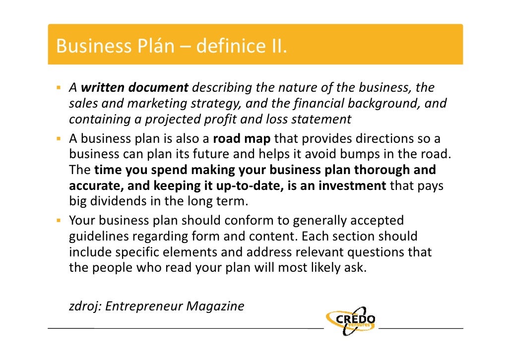 Business plan examples picture