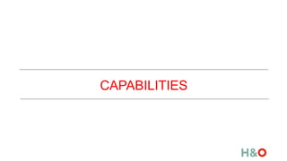CAPABILITIES
 