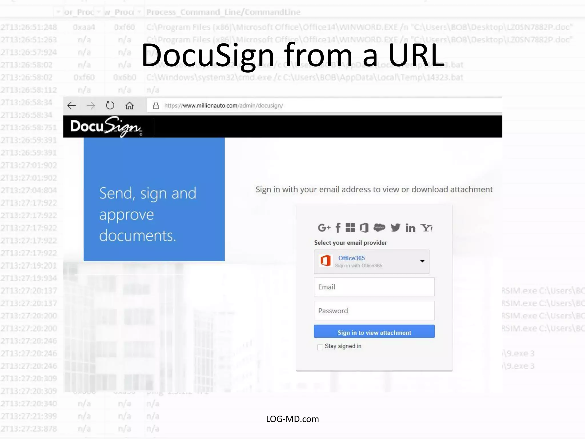 DocuSign from a URL
LOG-MD.com
 