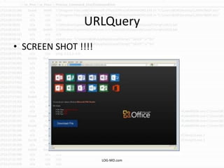 URLQuery
• SCREEN SHOT !!!!
LOG-MD.com
 