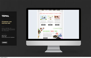 Project


WINDOWS
BRINGING DOWN THE HOUSE

Tags

FACEBOOK APP
VIDEO SUBMISSION


Brief

Microsoft were to offer a
full house makeover for
students using some of
the latest tech gear. The
goal was to come up with a
fun mechanic for students
with a viral aspect and UGC.


Technology
HTML 5 / CSS 3 / JS
Viddler video API for webcam
submissions and file uploads.
Cloud hosting with Heroku
 