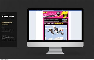 Project


PLAN B
Tags

RESPONSIVE SITE
MOBILE


Brief

Build a responsive website
which will play nice on a
desktop, tablets and mobile
phones




Technology
HTML 5 / CSS 3 / JS
Soundcloud, Youtube, Twitter,
Facebook APIs
Custom CMS
 
