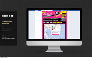 Project


PLAN B
Tags

RESPONSIVE SITE
MOBILE


Brief

Build a responsive website
which will play nice on a
desktop, tablets and mobile
phones




Technology
HTML 5 / CSS 3 / JS
Soundcloud, Youtube, Twitter,
Facebook APIs
Custom CMS
 